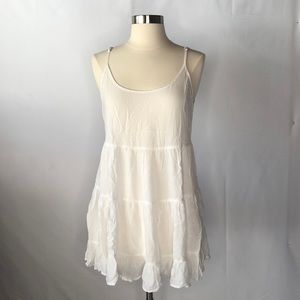 Brandy Melville Open Back White Tunic